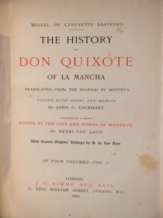 The History of Don Quixote of La Mancha