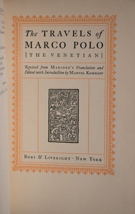 The Travels of Marco Polo The Venetian