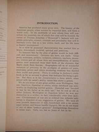Story of Stonewall Jackson