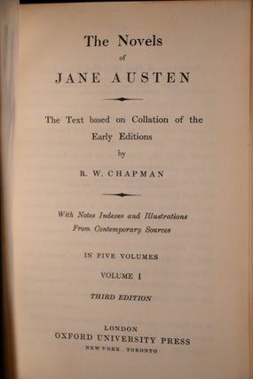 The Novels of Jane Austen