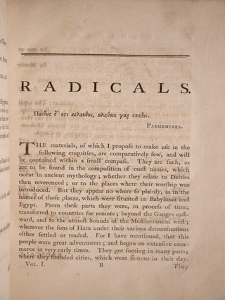 A New System Or An Analysis Of Ancient Mythology: