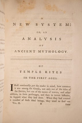 A New System Or An Analysis Of Ancient Mythology: