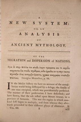 A New System Or An Analysis Of Ancient Mythology: