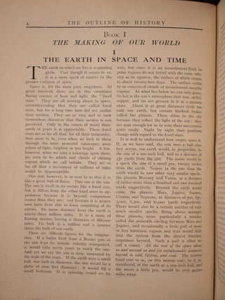 The Outline Of History Being A Plain History Of Life And Mankind by H.G. Wells