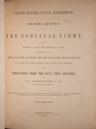 Narrative of the Expedition of an American Squadron to the China Seas and Japan