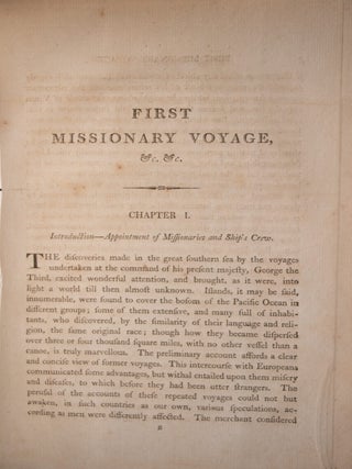 A Missionary Voyage to the Southern Pacific Ocean