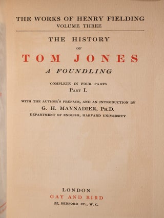 The Works of Henry Fielding