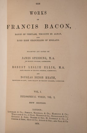 The Works of Francis Bacon