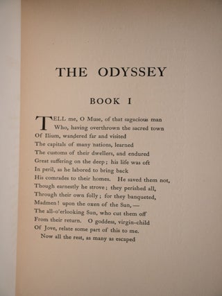 The Iliad and Odyssey of Homer