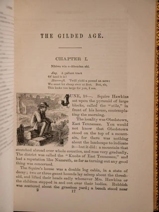 Uniformly Bound First Edition Works of Charles Dickens and Mark Twain